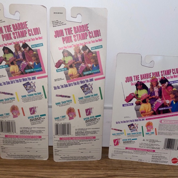 Barbie - 3 x 1990 Vintage Fashions - NWT - Picture 6 of 11